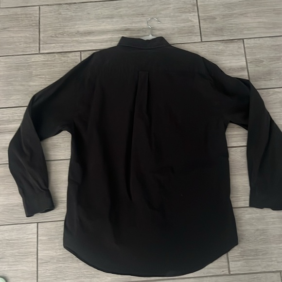 Tommy Hilfiger Washed Black Cotton Button Up Size XL - Picture 8 of 8